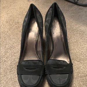 Coach Loafer Wedges